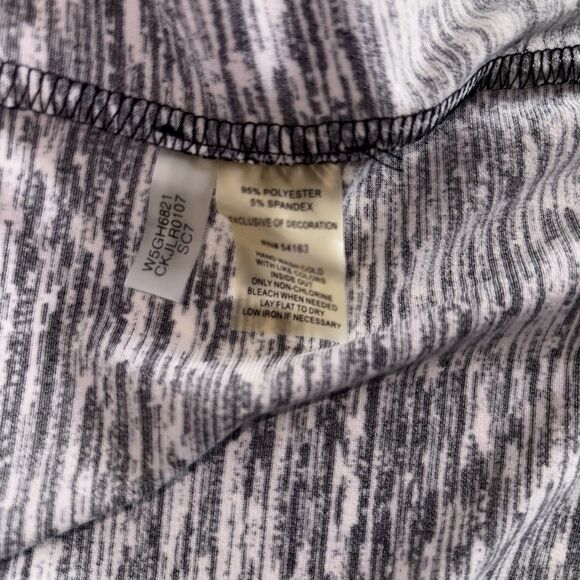 Calvin Klein Womens Black & White Sleeveless Tank Top Size 2X NWT Keyhole Neck - Picture 10 of 10